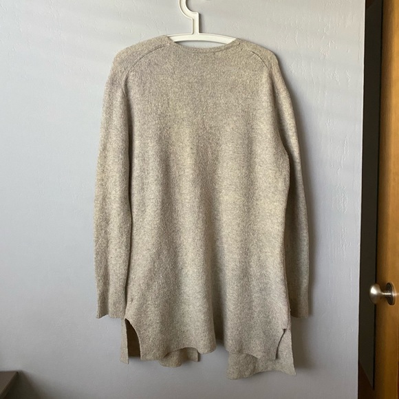 Madewell Beige Merino Wool Blend Long Cardigan - Picture 7 of 9